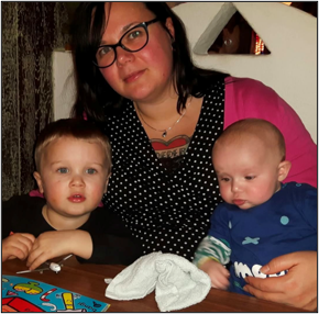 Jessica met kinderen (jong)