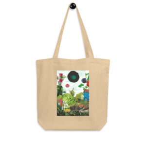 Stoffen tas collage 'Groen'