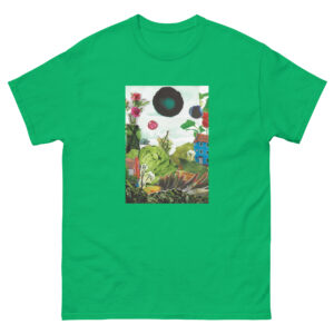 T-shirt uniseks collage 'Groen'