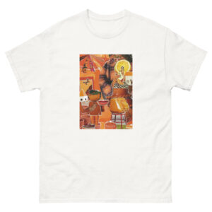 T-shirt uniseks collage 'Appeltjes van oranje'